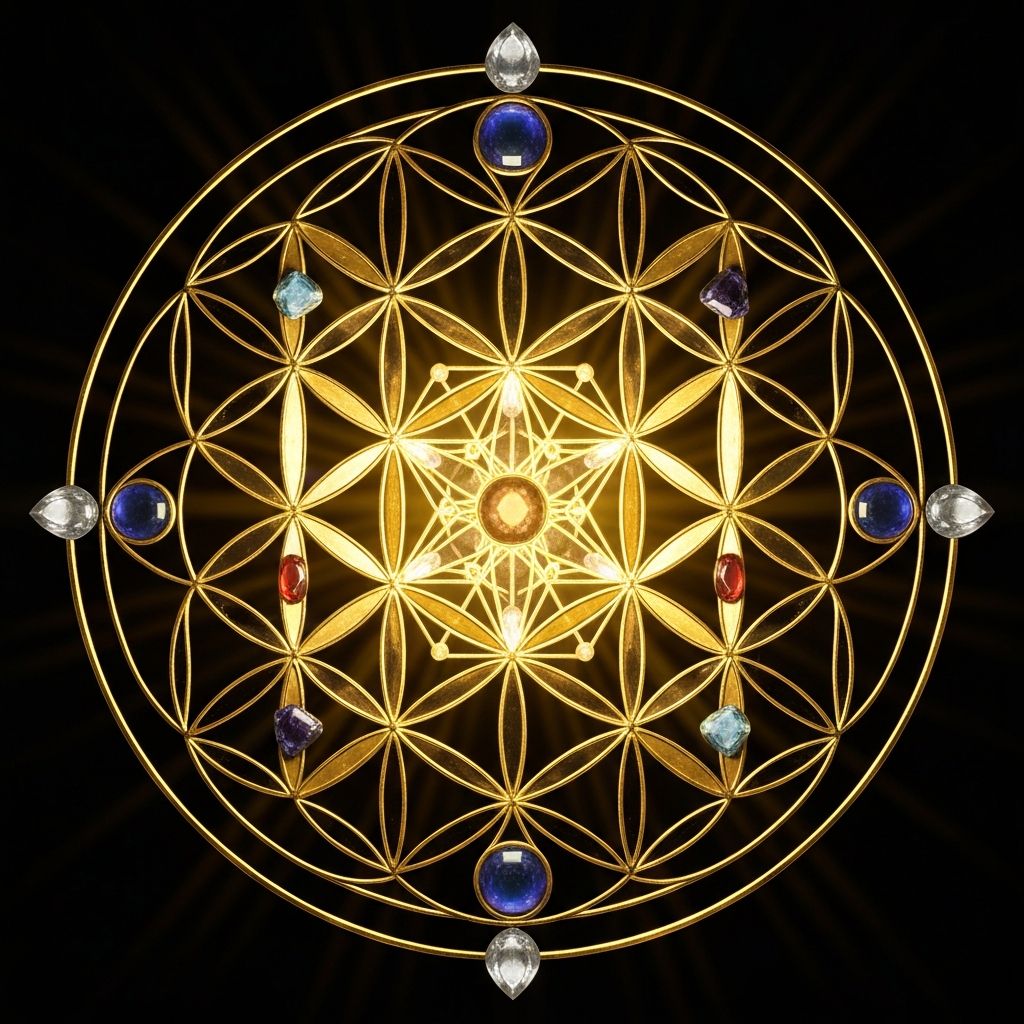 Geometria Sagrada, Gemas y mas